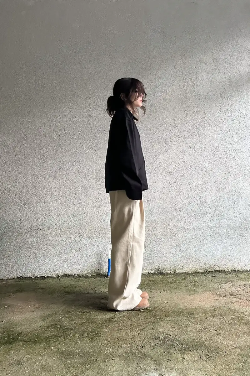 Siyah - Bej Workwear Takım - 4