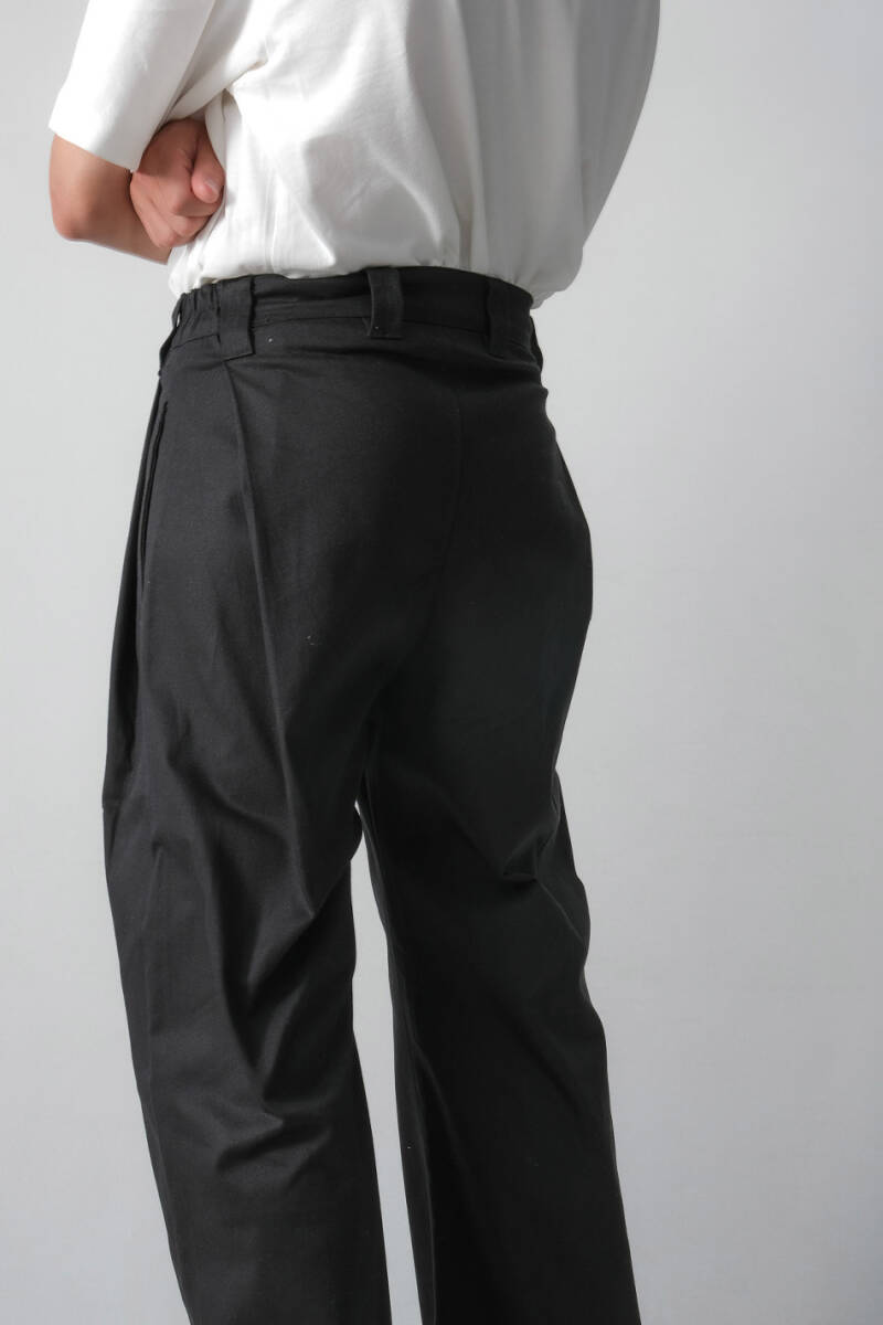 Çift Pileli Baggy Pantolon - 4