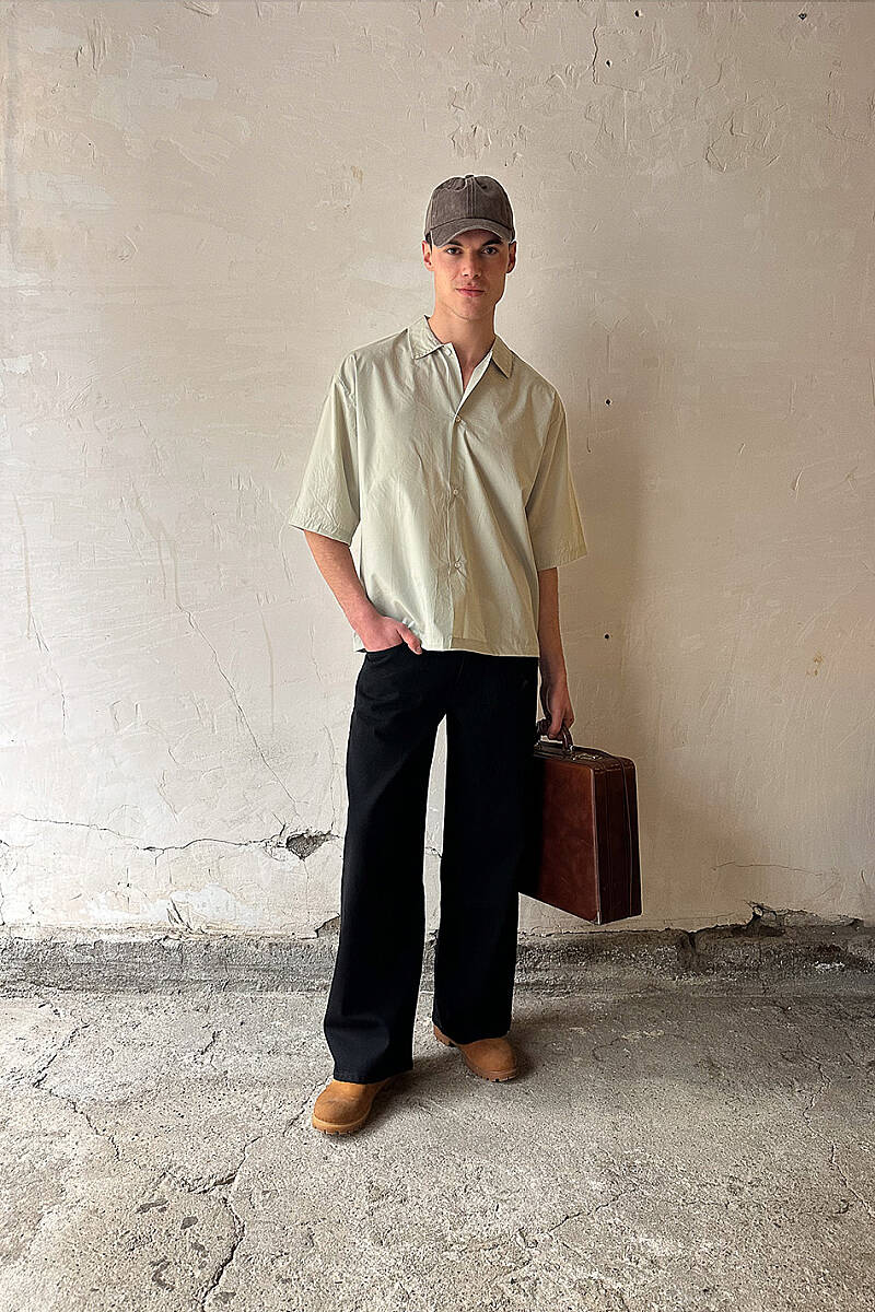 Siyah Extra Baggy Fit Jean - 4