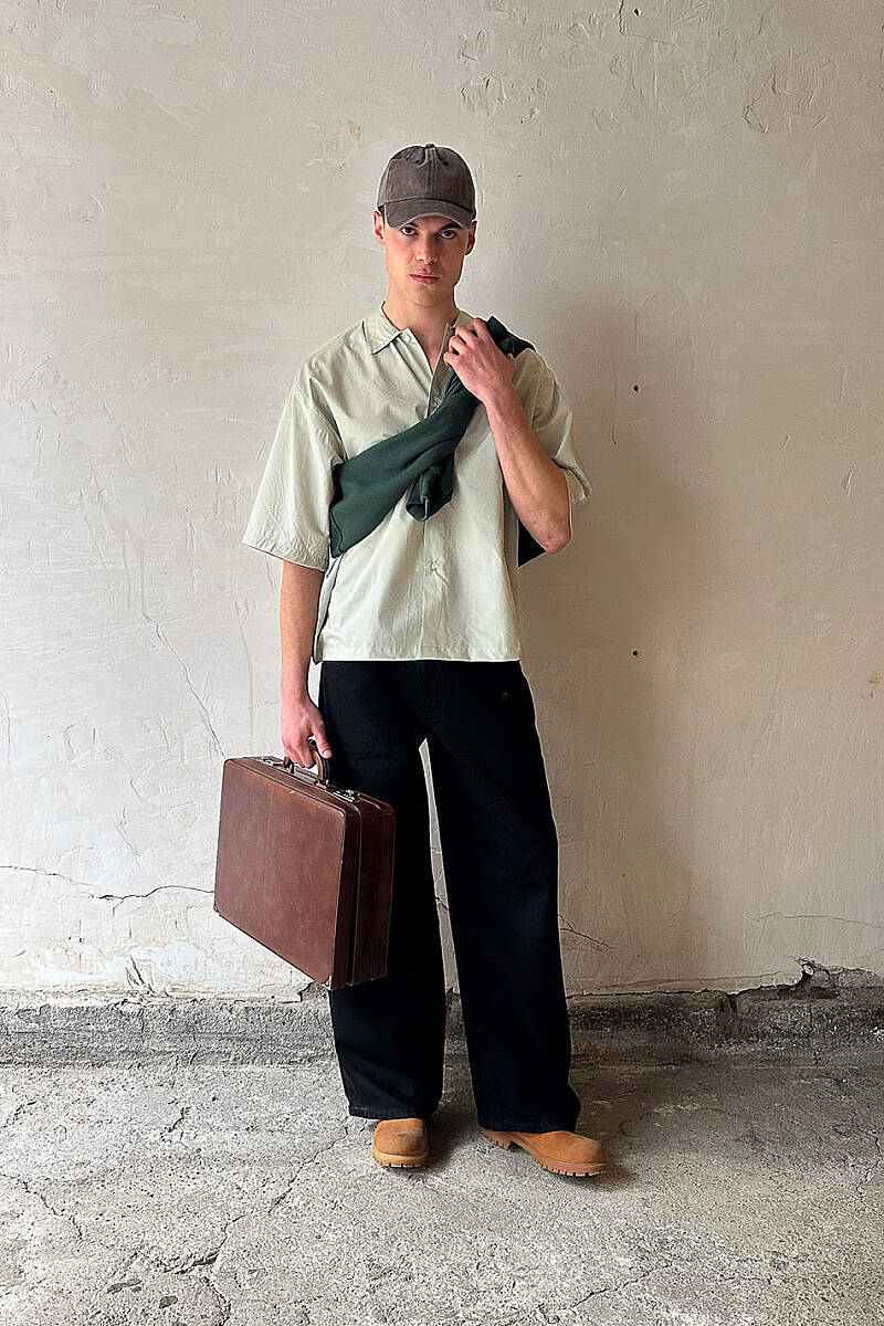 Siyah Extra Baggy Fit Jean - 5