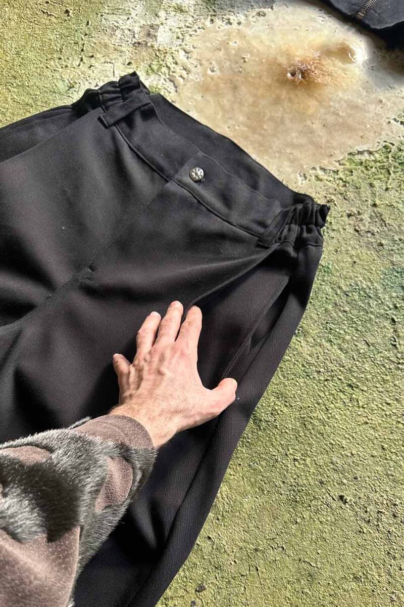 Siyah Fenna V1 Gabardin Pantolon - 3