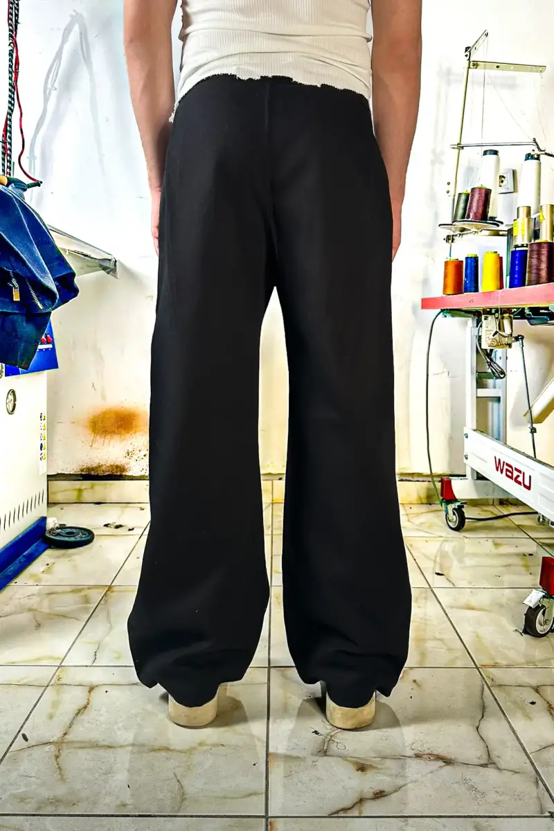 Siyah Fenna V1 Gabardin Pantolon - 7
