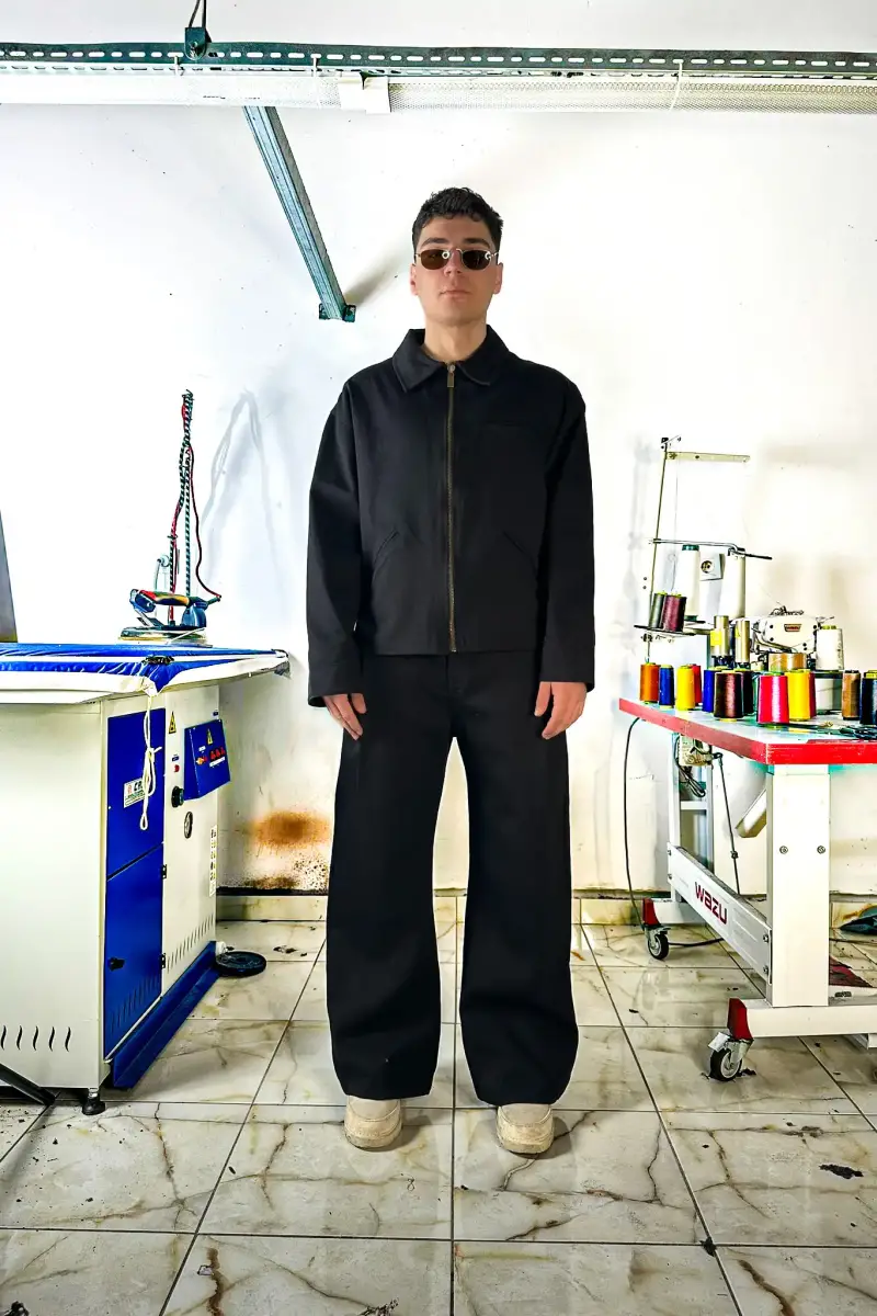 Siyah Fenna V1 Gabardin Pantolon - SOLDOUT (1)