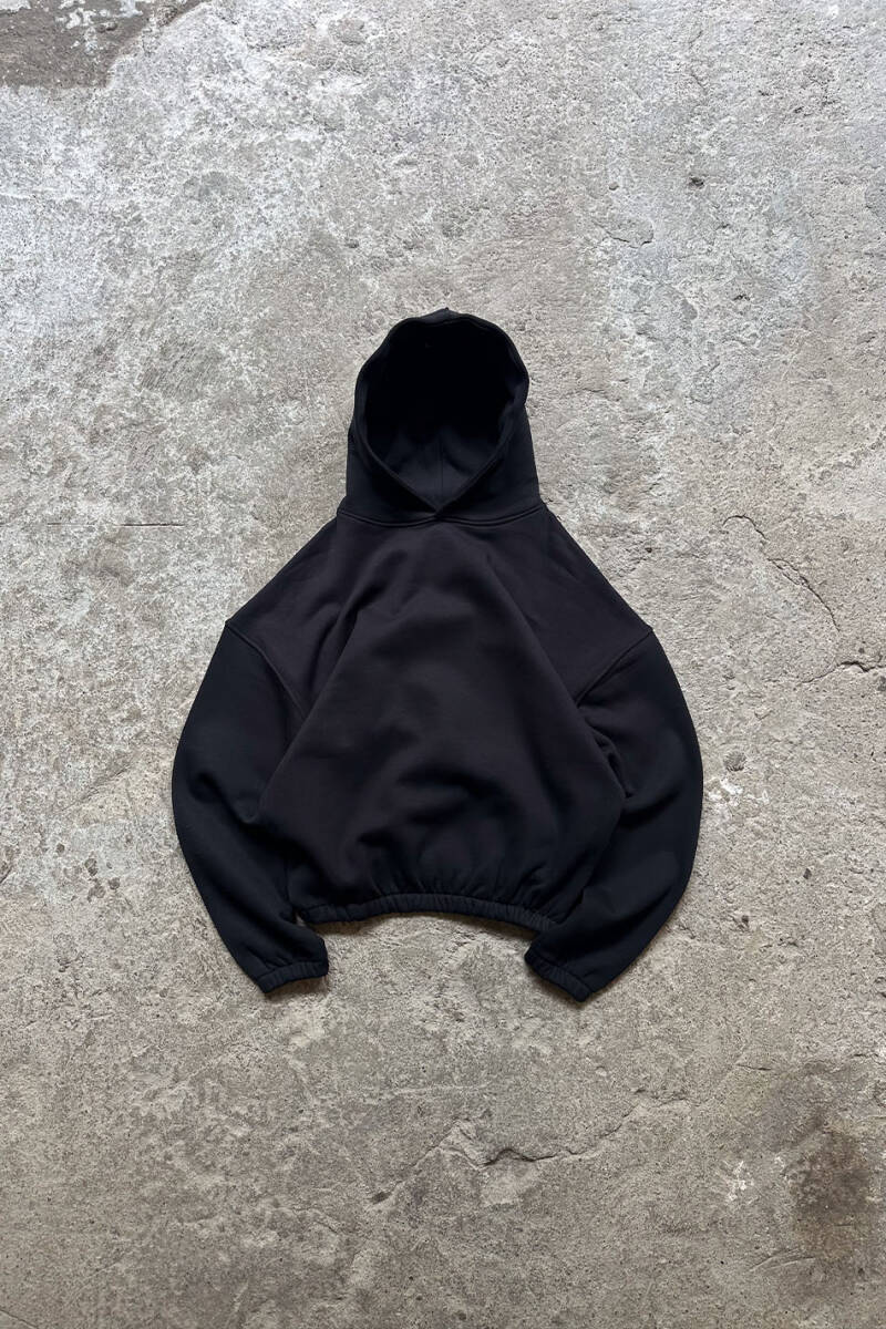 Siyah Heavyweight (550GSM) Oversize Boxy Fit Hoodie - SOLDOUT