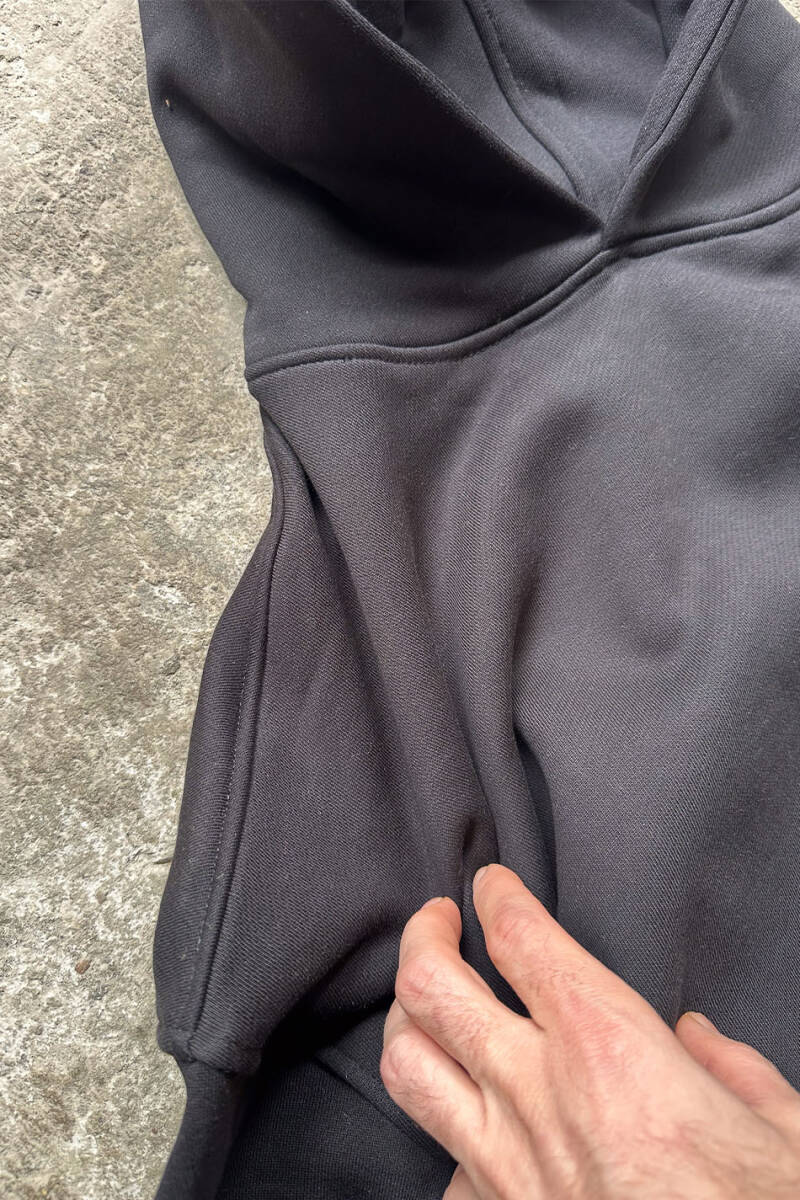 Siyah Heavyweight (550GSM) Oversize Boxy Fit Hoodie - SOLDOUT (1)