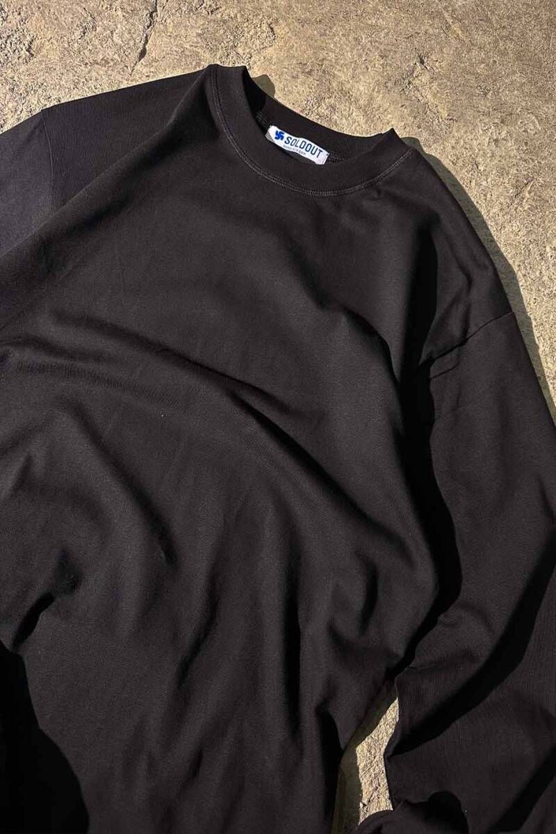 Siyah Long Sleeve Tee - 2