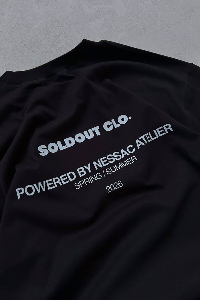 Soldout Clo. Siyah Oversize Tişört - 3