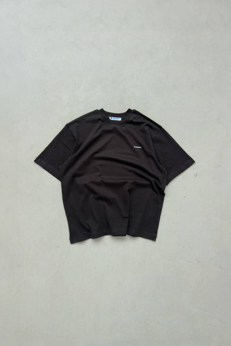 Soldout Clo. Siyah Oversize Tişört - SOLDOUT (1)