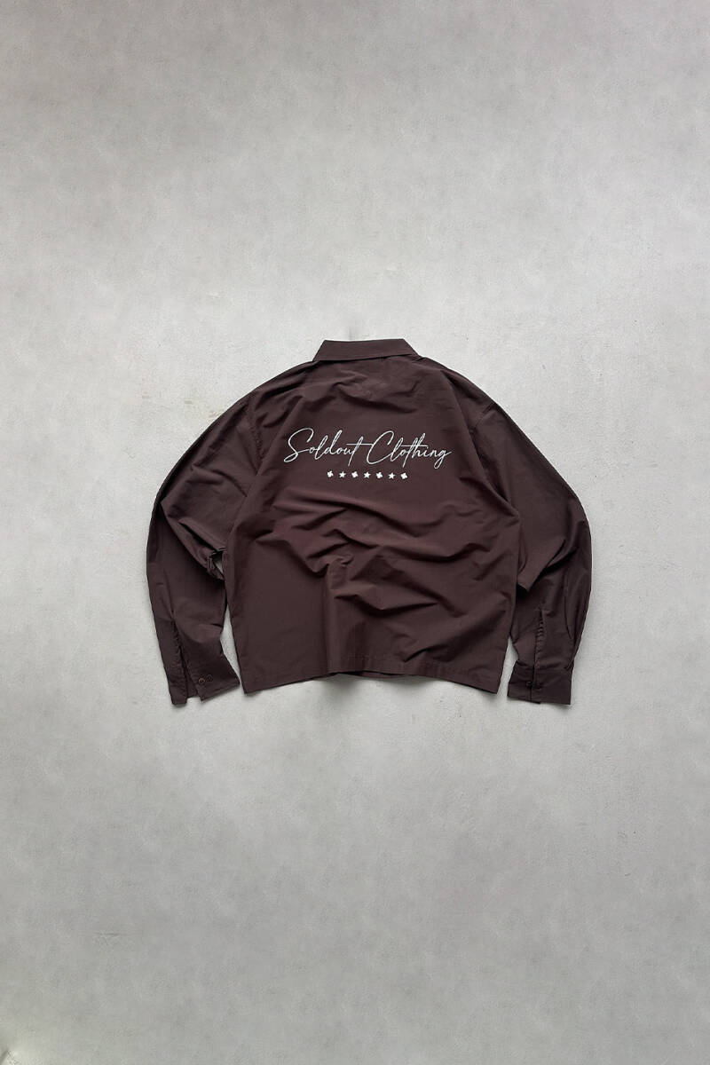 Soldout Clothing Acı Kahve Oversize Gömlek - SOLDOUT