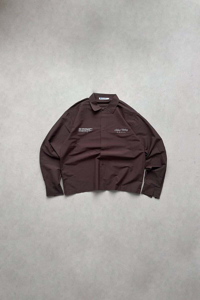 Soldout Clothing Acı Kahve Oversize Gömlek - SOLDOUT (1)