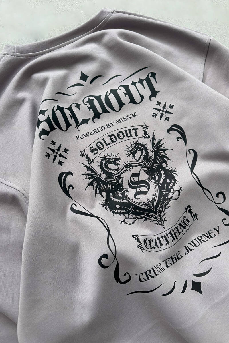 Soldout Dragon Double Face (Çift Taraflı) Long Sleeve Tee - 3