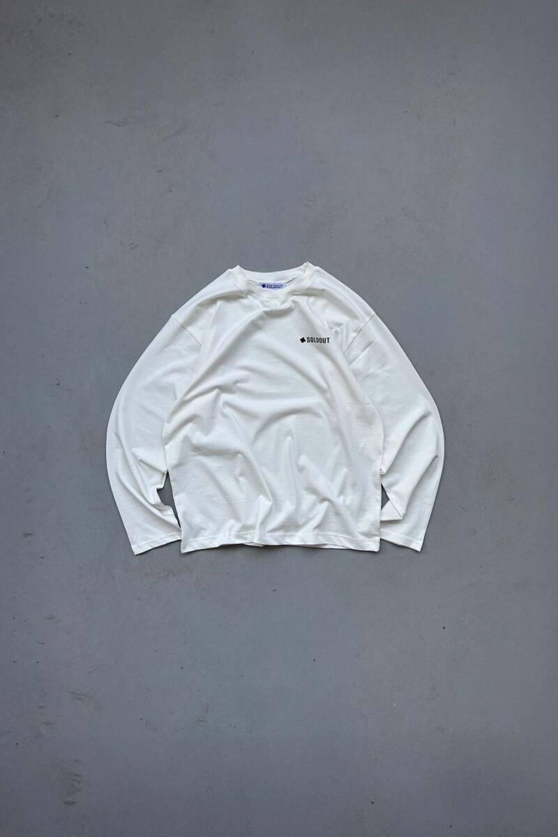 Soldout Signature Ekru Long Sleeve Tee - SOLDOUT