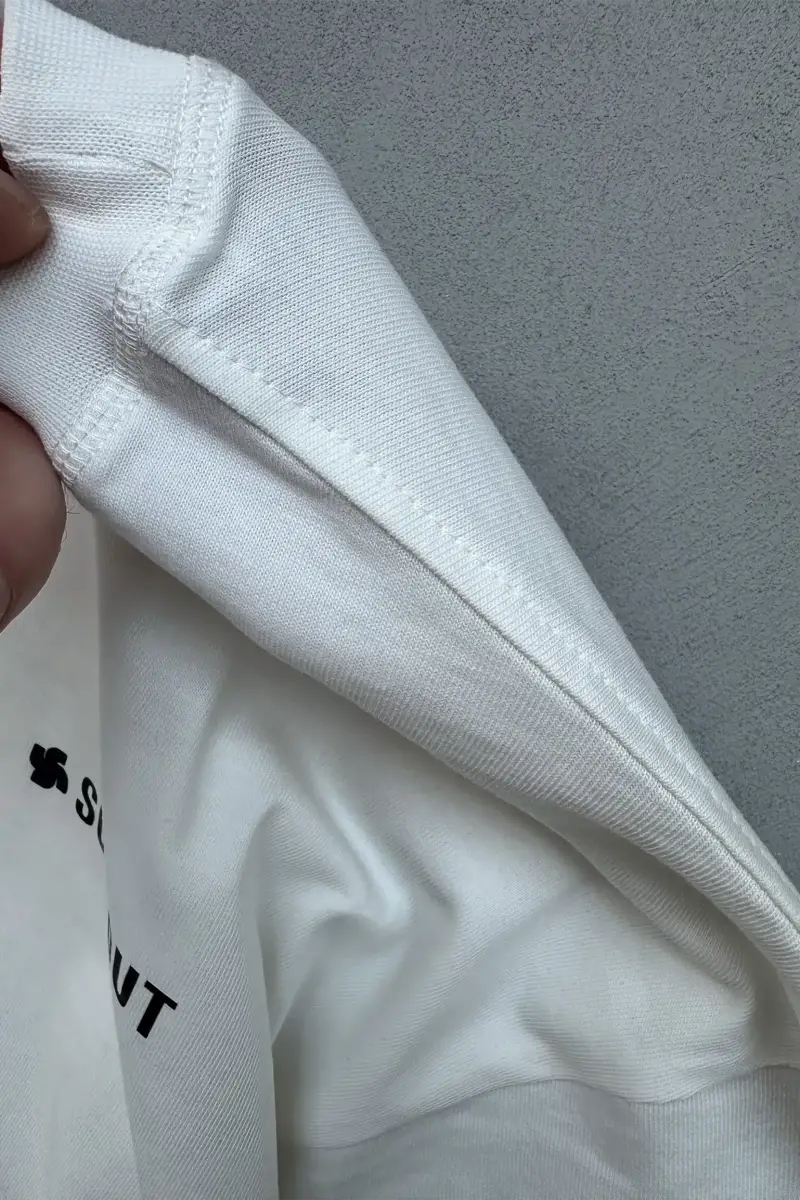 Soldout Signature Ekru Long Sleeve Tee - 3