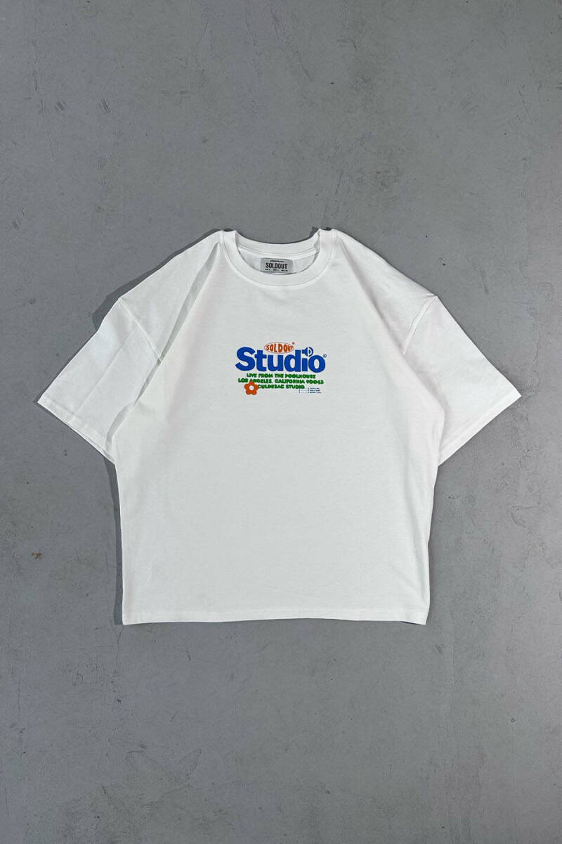 Studio Baskılı Oversize Tişört - SOLDOUT