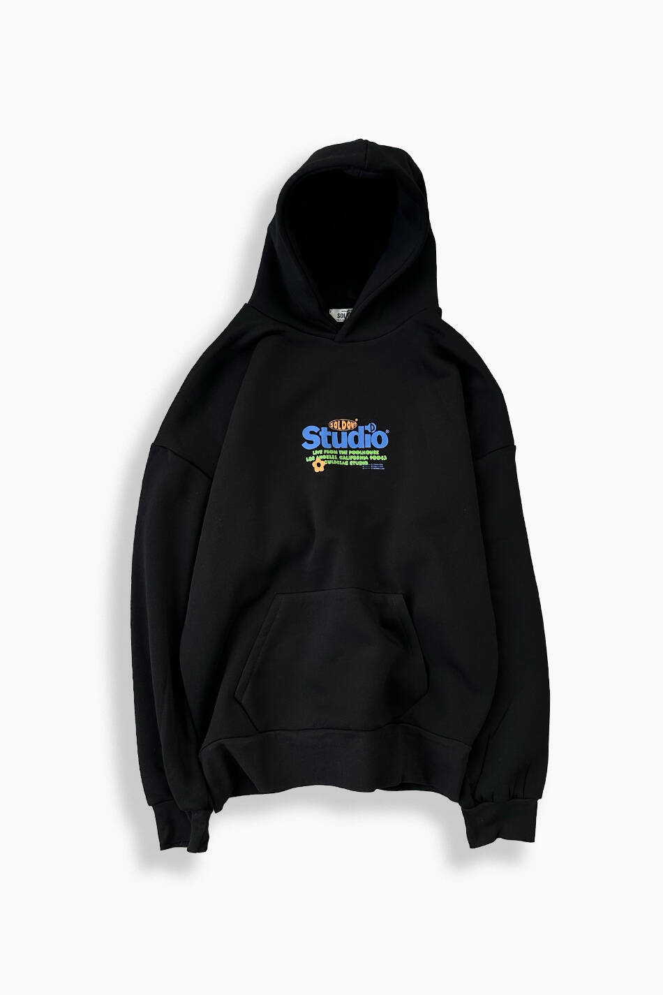 Studio Siyah Oversize Boxy Fit Hoodie - SOLDOUT