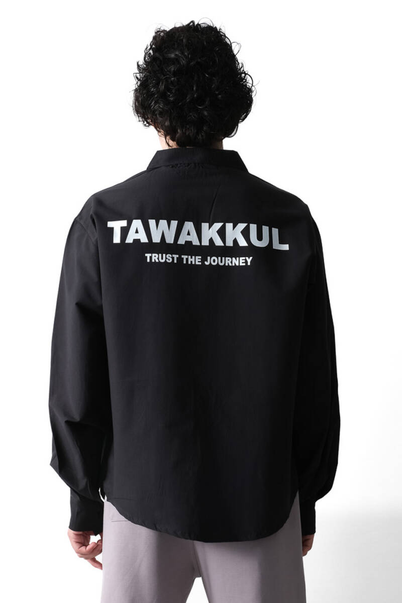 Tawakkul Siyah Essential Oversize Gömlek - 1