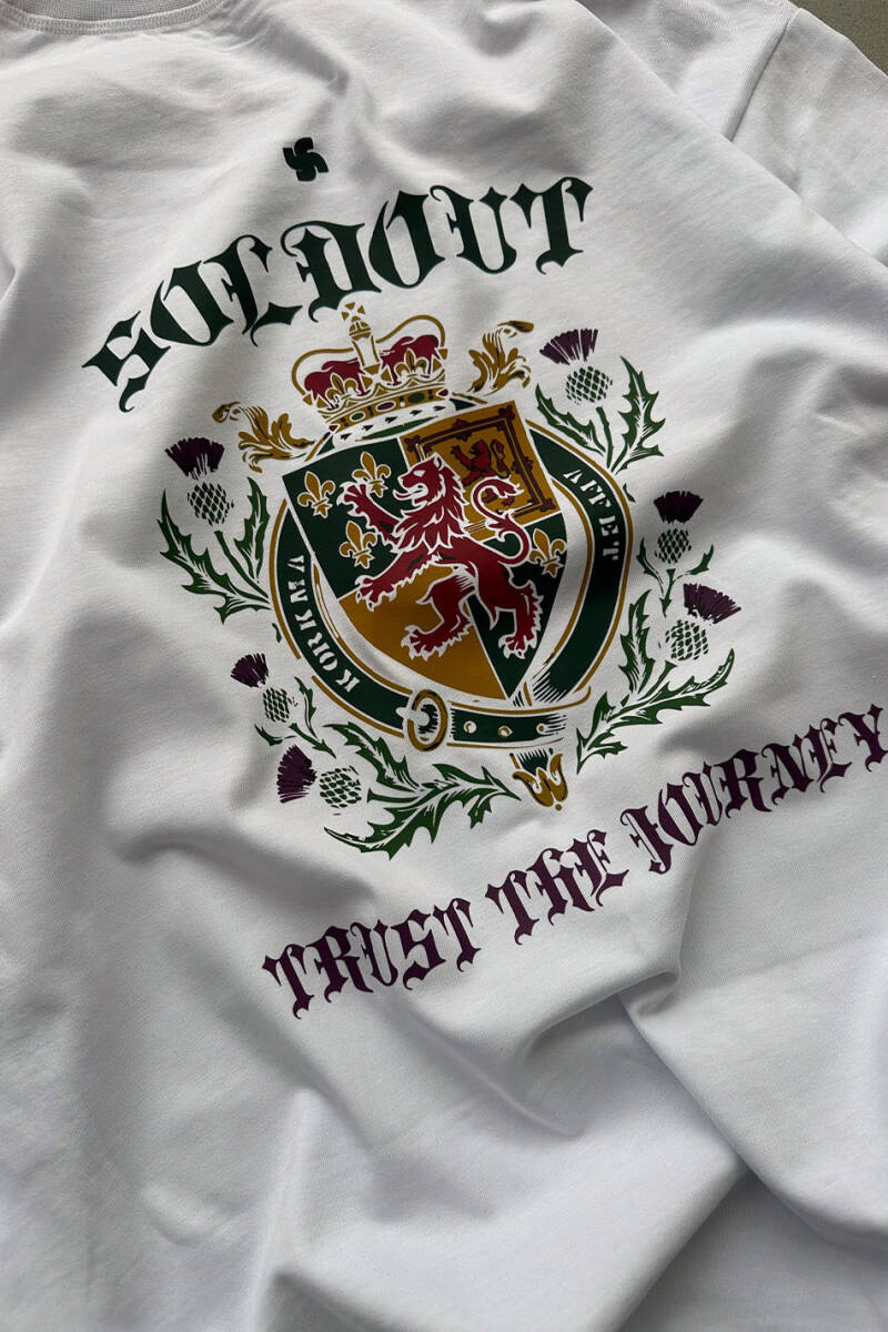 Trust The Journey Beyaz Long Sleeve Tee - 3