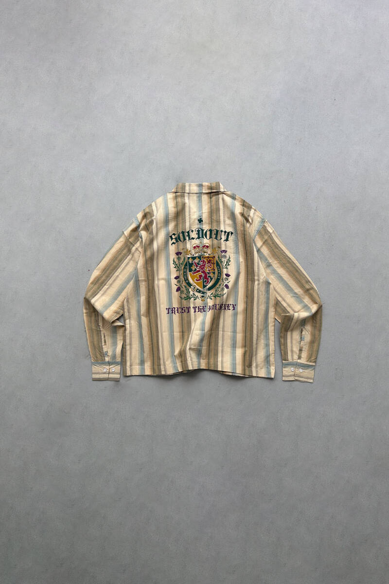 Trust The Journey Karışık Renkli Oversize Gömlek - SOLDOUT