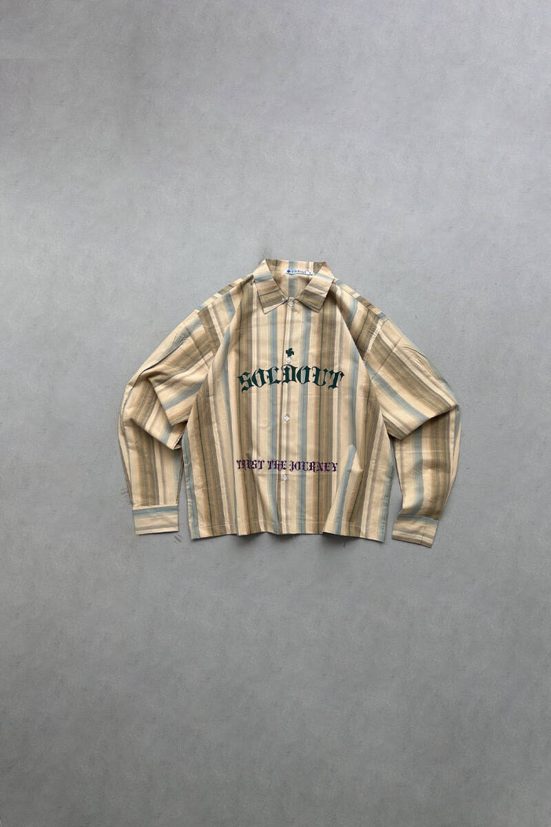 Trust The Journey Karışık Renkli Oversize Gömlek - SOLDOUT (1)