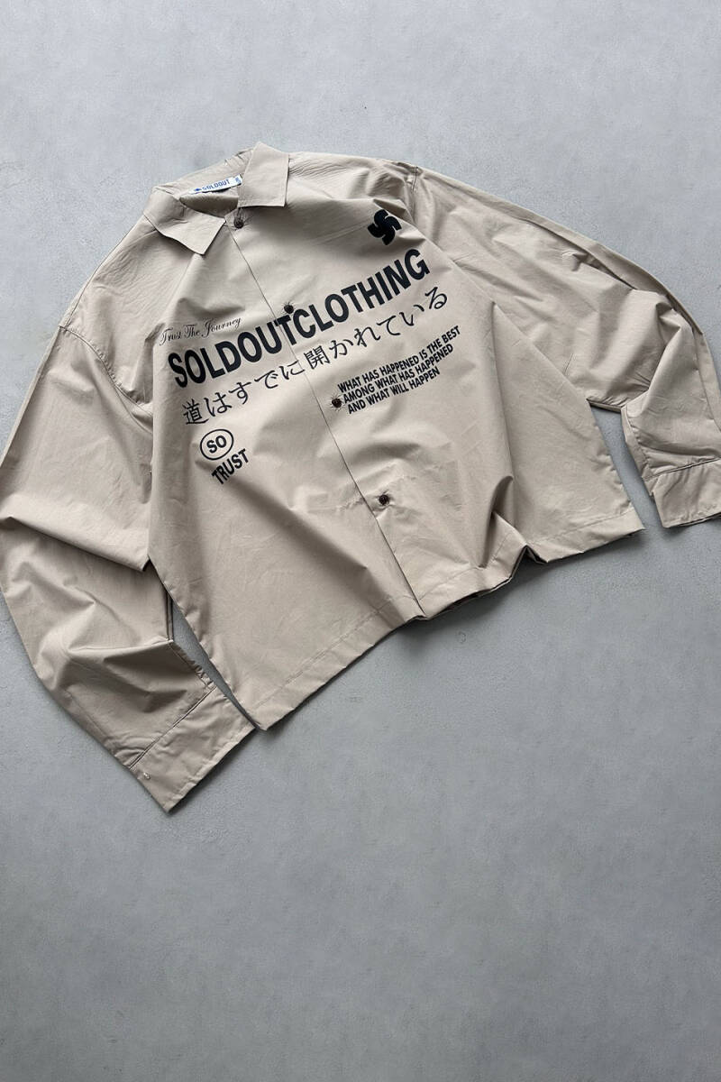 Trust The Journey Oversize Gömlek - SOLDOUT (1)