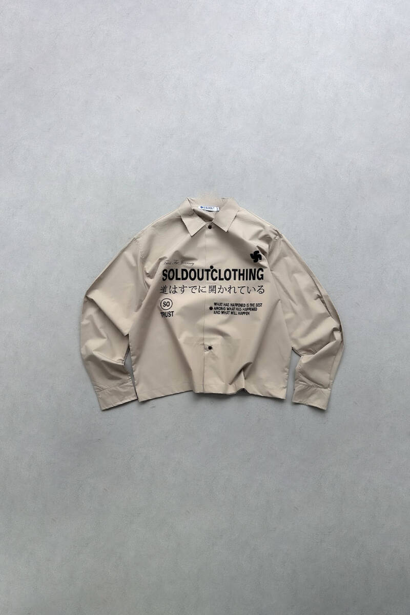 Trust The Journey Oversize Gömlek - SOLDOUT