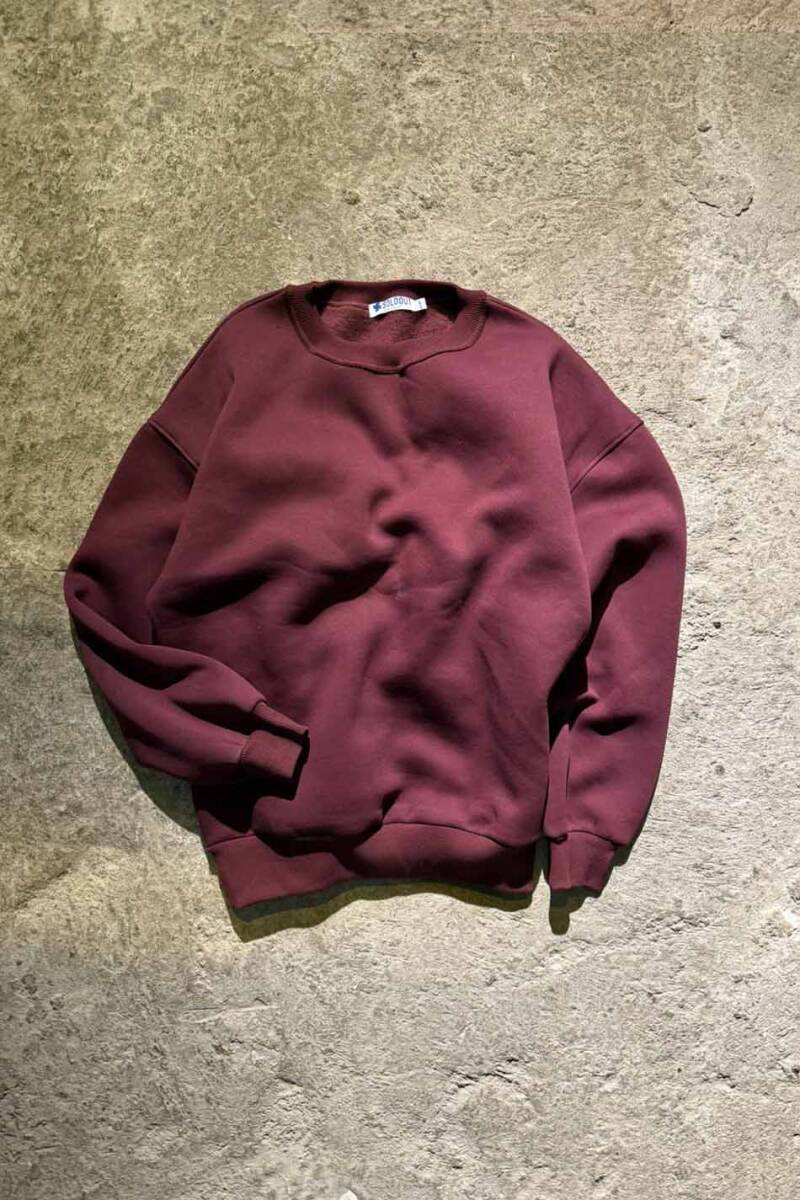 Vişne Çürüğü Oversize Boxy Fit Sweatshirt 