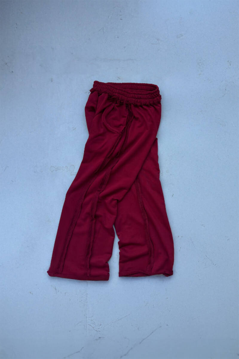 Vişne Çürüğü Pis Dikiş Detaylı Baggy Eşofman - SOLDOUT