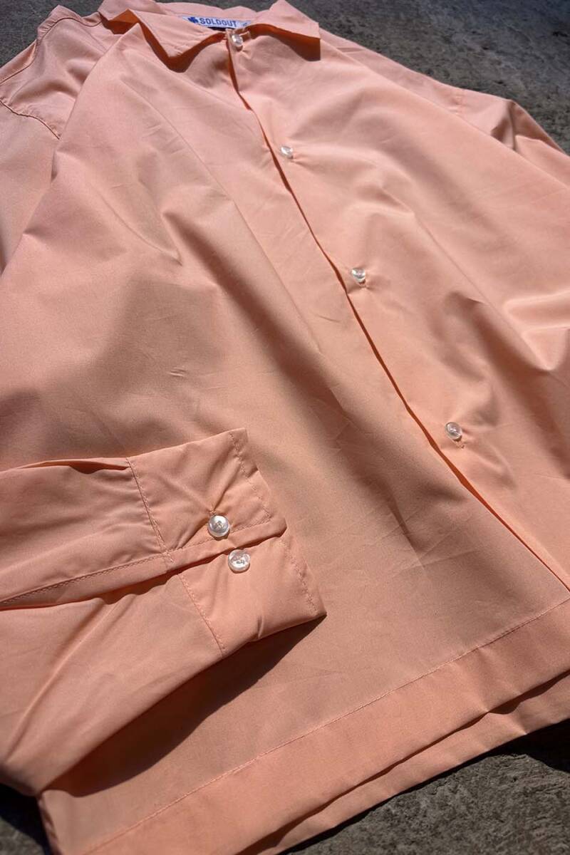 Yavruağzı Oversize Gömlek - 2