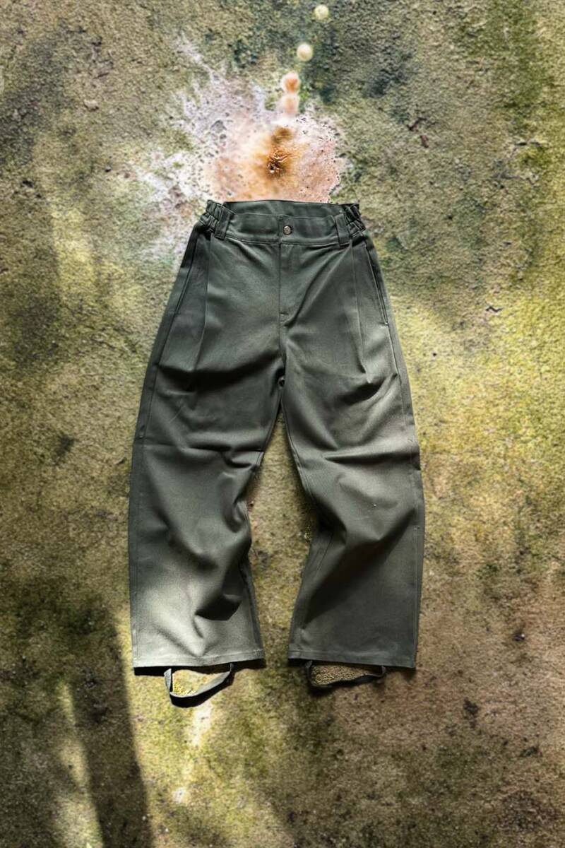 Yeşil Fenna V1 Gabardin Pantolon - SOLDOUT