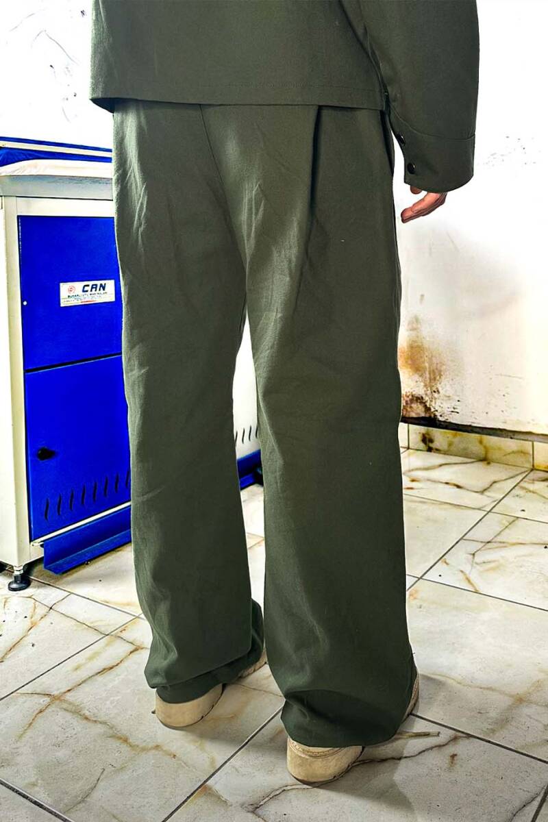 Yeşil Fenna V1 Gabardin Pantolon - 4