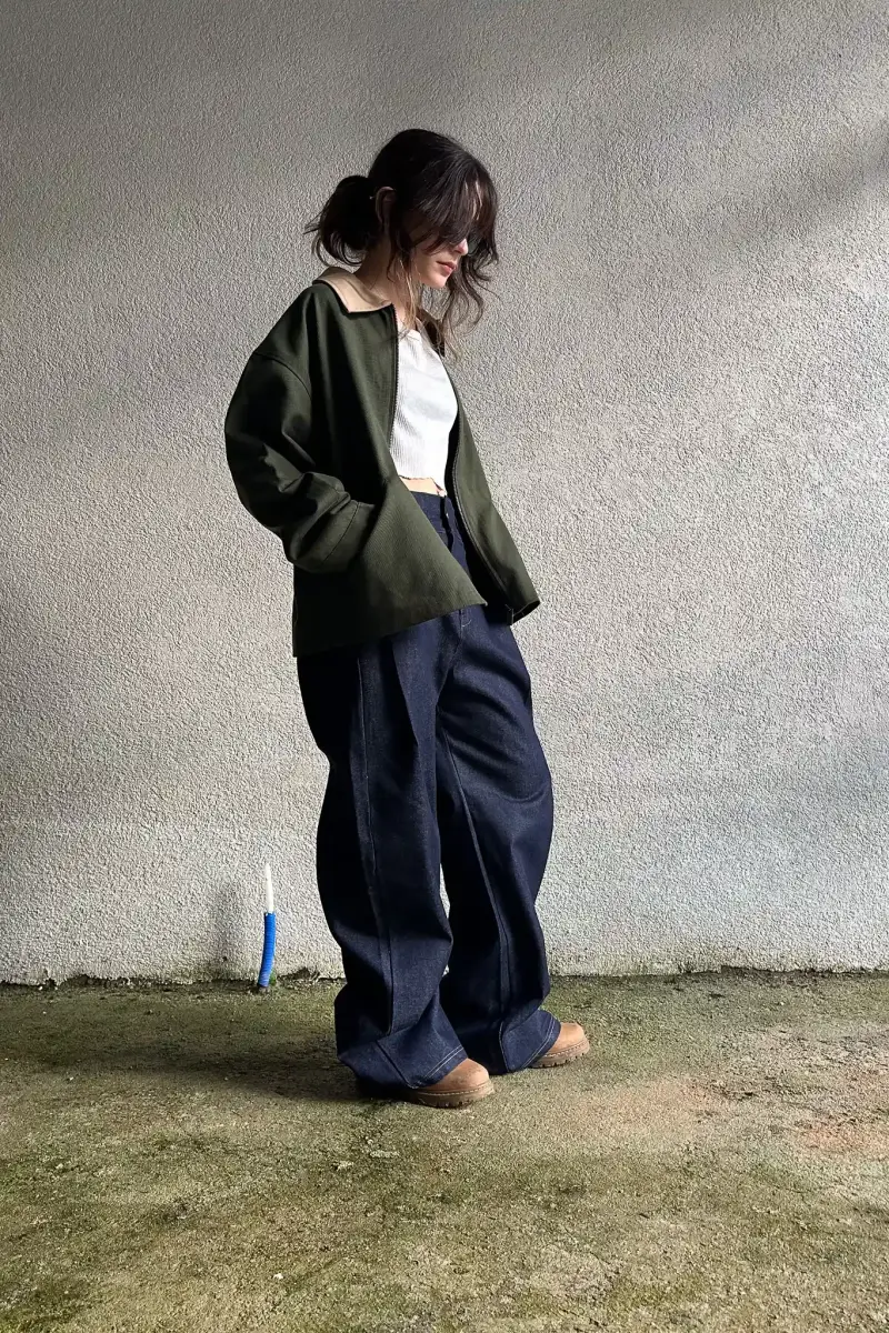 Yeşil - Lacivert Workwear Takım - 5