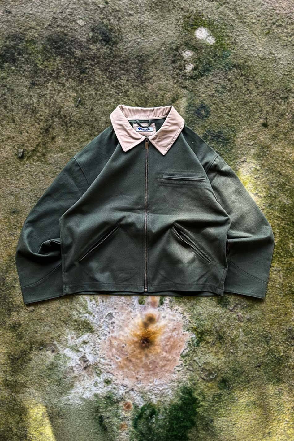 Yeşil Workwear Boxy Fit Ceket - SOLDOUT