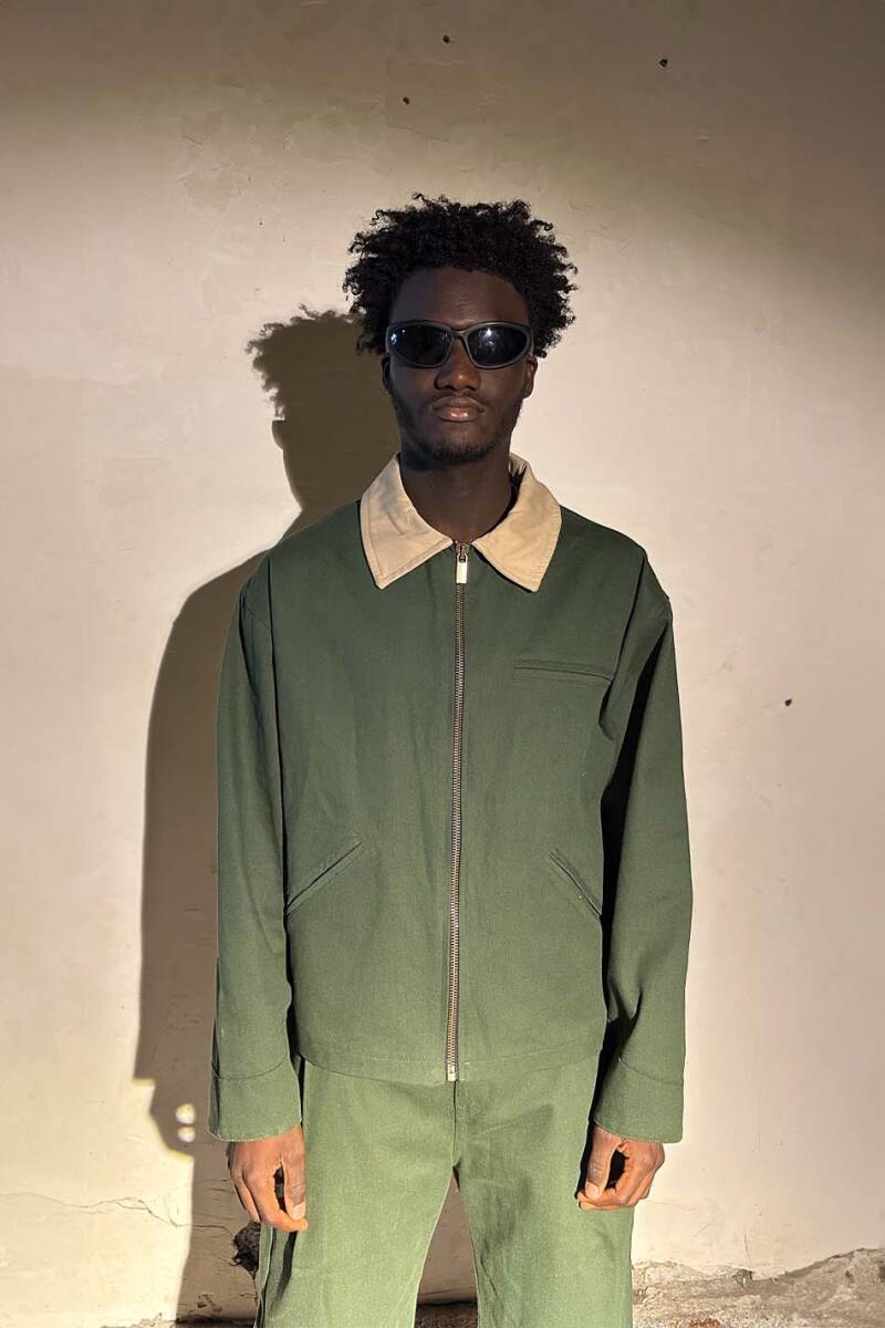 Yeşil Workwear Boxy Fit Ceket - 5