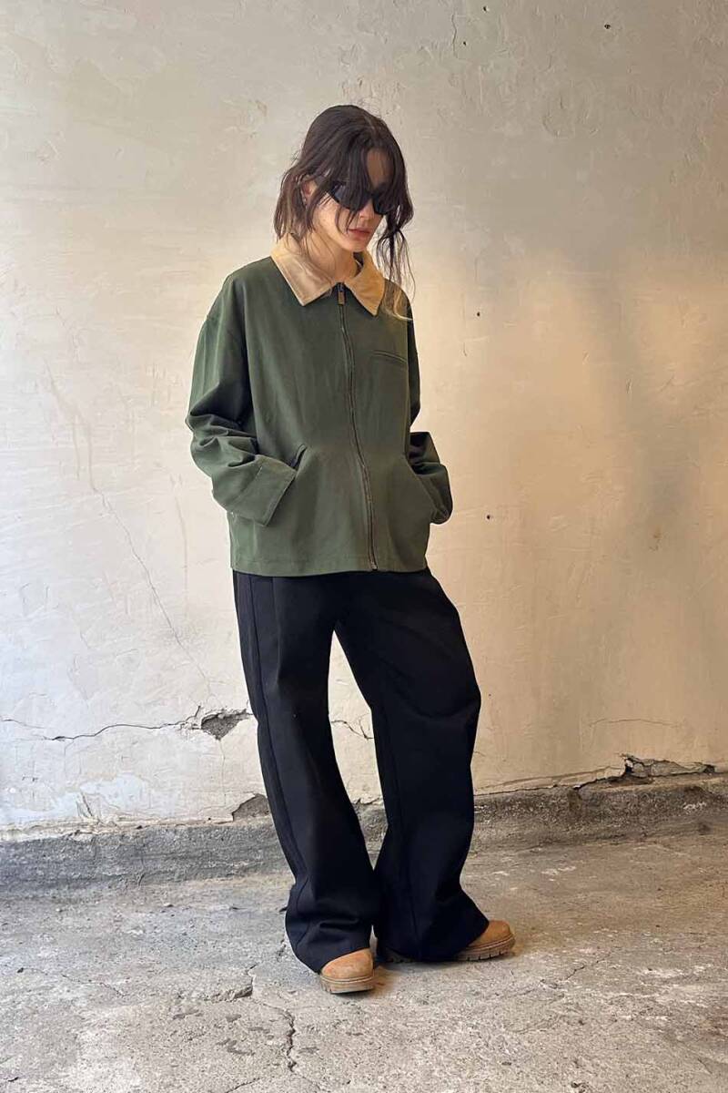 Yeşil Workwear Boxy Fit Ceket - 11
