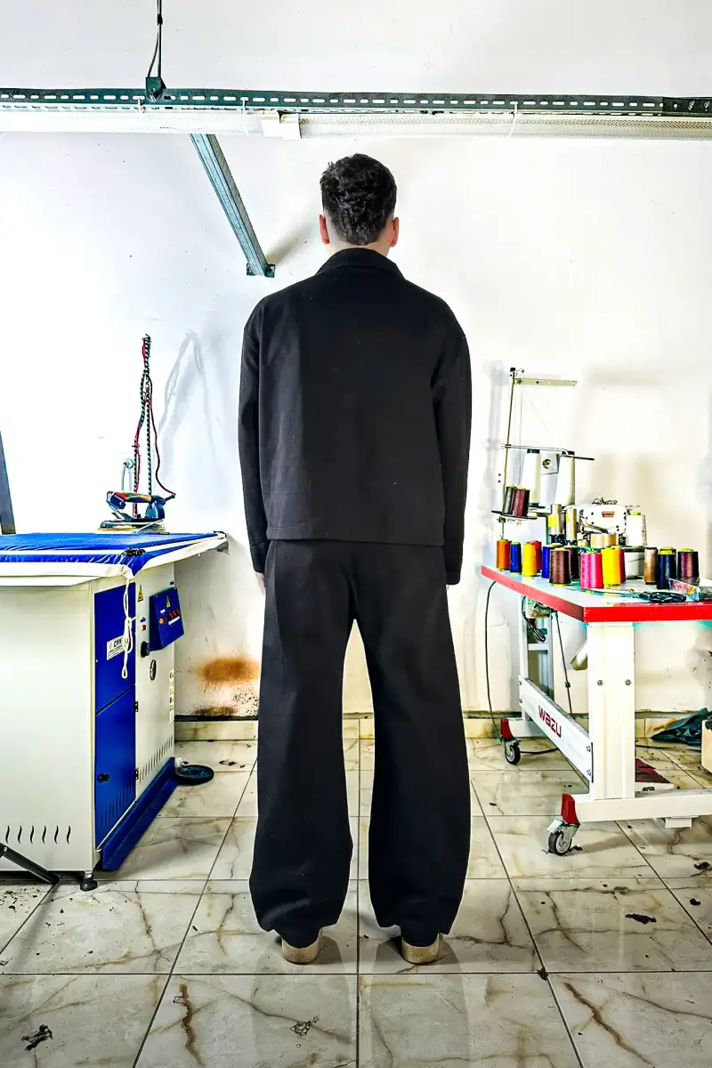 Siyah Workwear Takım - 3