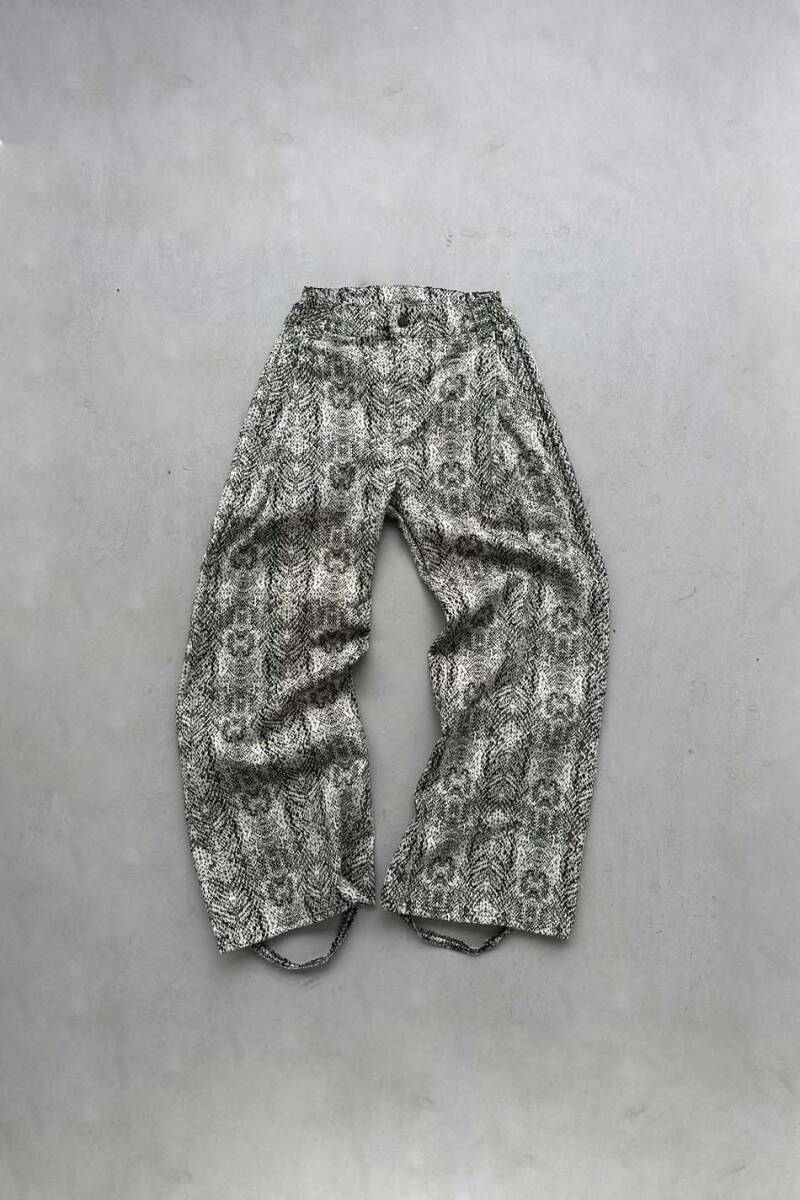 Yılan Derisi Desenli Fenna V1 Pantolon - SOLDOUT