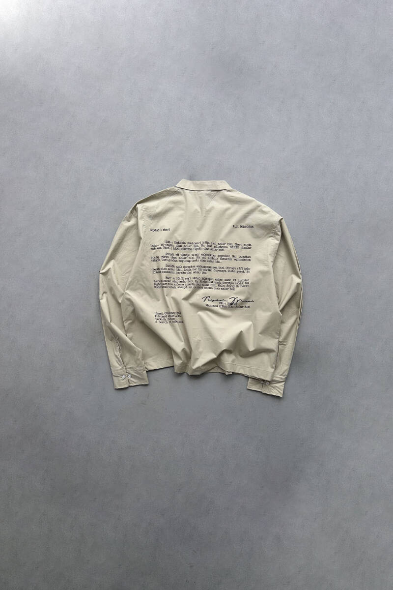 Zat-ı Hak'ta Oversize Gömlek - 4